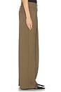 view 3 of 6 Sartoria Belted Trouser in Chocolate Marle