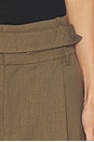 view 6 of 6 Sartoria Belted Trouser in Chocolate Marle