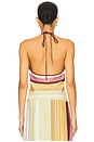 view 3 of 4 Fontana Halter Cami in Elisa Stripe