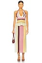 view 4 of 4 Fontana Halter Cami in Elisa Stripe