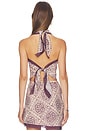 view 3 of 4 Mireli Halter Tie Top in Rose Parquet