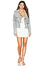 view 5 of 5 Thelma Fringe Jacket in Dove Gray