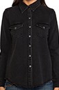 view 4 of 5 Ellie Denim Snap Front Shirt in One More Night