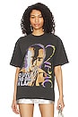 view 2 of 5 2pac To Live and Die in LA T-shirt in Washed Black