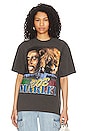 view 2 of 5 Bob Marley Tour T-Shirt in Washed Black