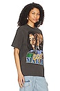 view 3 of 5 Bob Marley Tour T-Shirt in Washed Black