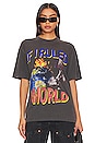 view 1 of 4 Nas If Ruled The World T-Shirt in Washed Black