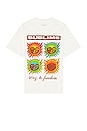 view 1 of 5 Sublime Sun Grid T-shirt in Creme