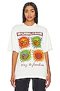 view 2 of 5 Sublime Sun Grid T-shirt in Creme