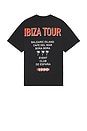 view 2 of 3 Ibiza Tour Heavyweight Tee in Pirate Black