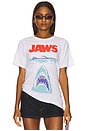 view 1 of 4 Jaws Poster Sketch Tee in White