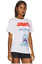 view 2 of 4 Jaws Poster Sketch Tee in White