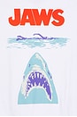 view 3 of 4 Jaws Poster Sketch Tee in White