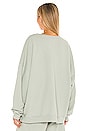 view 3 of 4 The Oversized Crewneck in Sage