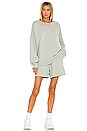view 4 of 4 The Oversized Crewneck in Sage