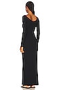 view 3 of 3 Nadien Surplice Dress in Black