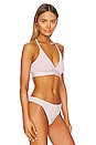 view 2 of 4 Hadlee Organic Triangle Bra in Pink Clay