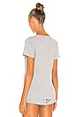 view 3 of 4 Jade Tee in Heather Grey