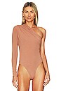 view 2 of 5 Astraea Organic Bodysuit in Rosewood