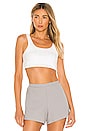view 1 of 5 Carmen Crop Top in White