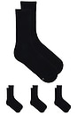 view 1 of 4 Tube Crew Sock 3 Pack in Onyx