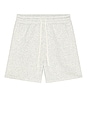 view 1 of 5 Fleece Short in Light Heather Grey