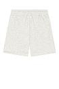 view 2 of 5 Fleece Short in Light Heather Grey