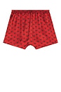 view 2 of 2 Sleep Sateen Boxer in Red Heart Halfdrop Print