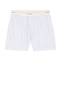 view 1 of 2 Logo Band Boxer in Platinum Double Stripe
