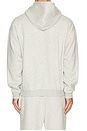 view 2 of 4 Fleece Lounge Relaxed Hoodie in Light Heather Grey