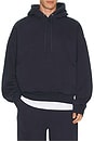 view 1 of 5 Heavy Fleece Hoodie in Navy