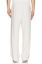 view 3 of 5 Jersey Lounge Straight Pant in Chalk Heather