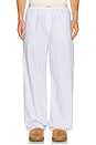view 1 of 6 Logo Band Sleep Pant in Platinum Double Stripe