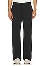 view 1 of 6 Waffle Straight Leg Pant in Onyx
