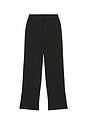 view 6 of 6 Waffle Straight Leg Pant in Onyx