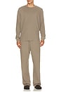 view 5 of 6 Waffle Straight Leg Pant in Mink