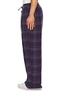 view 2 of 6 PANTALON DE PYJAMA in Damson Laser Plaid