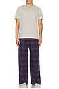 view 4 of 6 PANTALON DE PYJAMA in Damson Laser Plaid