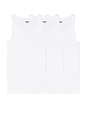 view 1 of 5 Cotton Rib Tank 3-Pack in Chalk