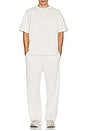 view 3 of 4 Jersey Lounge Relaxed T-Shirt in Chalk Heather