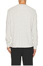 view 2 of 5 Branded Classic Waffle Crewneck T-shirt in Light Heather Grey