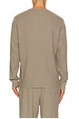 view 2 of 5 Branded Classic Waffle Crewneck T-shirt in Mink