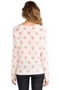 view 3 of 5 Jack Skull Sweater in Ivory/Salmon in Ivory & Salmon