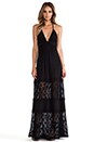 view 1 of 4 ROBE DOS-NU SHAKIRA in Black