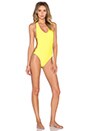 view 1 of 3 MAILLOT DE BAIN 1 PIÈCE BAKA in Yellow
