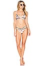 view 4 of 4 Nirvana Paneled Bikini Top in Floral Combo