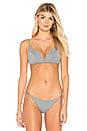 view 1 of 4 V Wire Bikini Top in Shadow Blue
