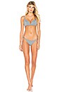 view 4 of 4 V Wire Bikini Top in Shadow Blue