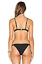 view 3 of 4 Turkish Beaded Tri Bikini Top in Black Multi