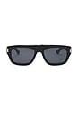view 1 of 3 Rectangular Sunglasses in Black